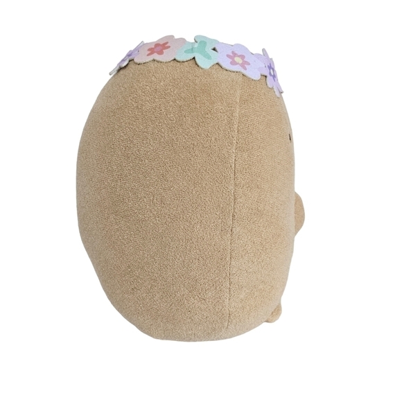 Sumikko Gurashi Tonkatsu Flower Crown 12" Plush by San-X - Picture 2 of 8
